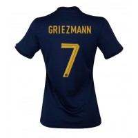 Frankrig Antoine Griezmann #7 Hjemmebanetrøje Dame VM 2022 Kortærmet